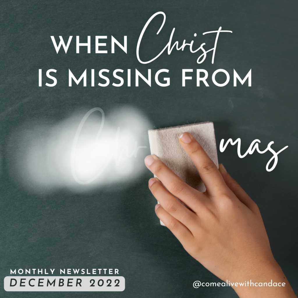 When Christ is Missing from Christmas
